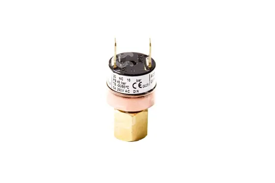 presostat mini DANFOSS, ACB, vysokotlaký, NC, 16 - 20 , auto, SPST, šroub. 1/4